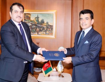 المدير العام للإيسيسكو يتسلم أوراق اعتماد مندوب أفغانستان لدى المنظمة