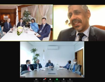 بحث تطوير الشراكة بين الإيسيسكو والمصرف العربي للتنمية الاقتصادية في إفريقيا
