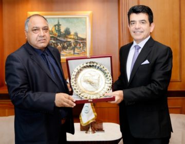 المدير العام للإيسيسكو يلتقي مندوب ليبيا الدائم لدى المنظمة بالرباط